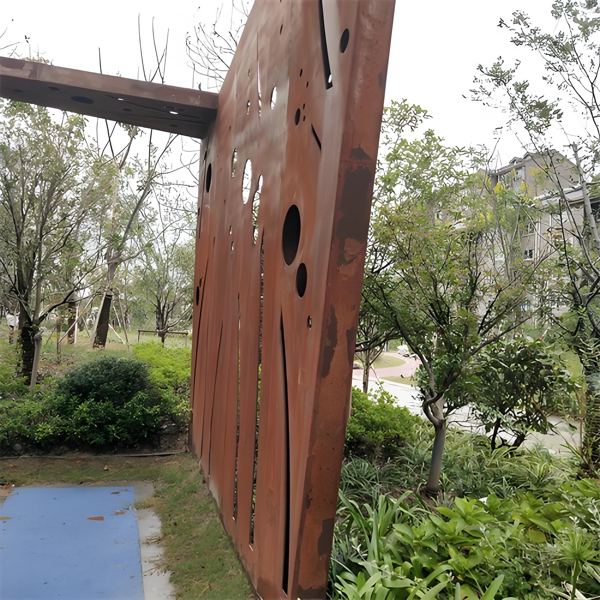 靖西耐候钢景观