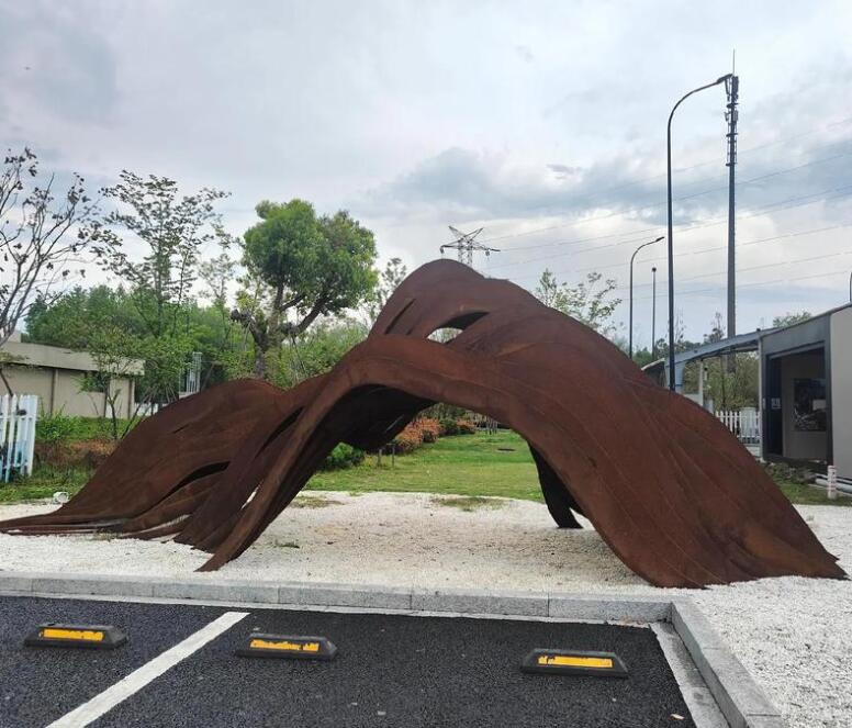 靖西耐候钢板造型